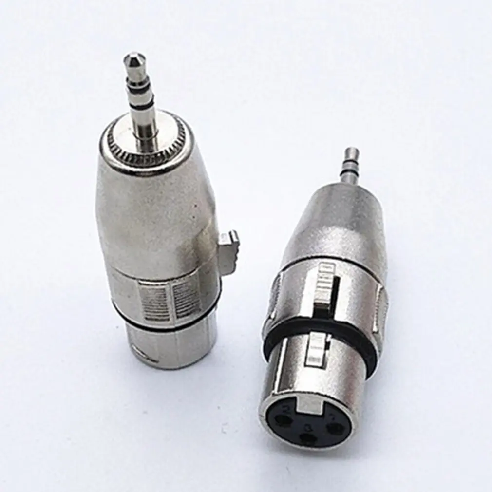 Стерео Мини 3,5 мм мужской разъем TRS для Xlr 3 Pin Женский микрофон аудио адаптер Никель Позолоченные разъемы