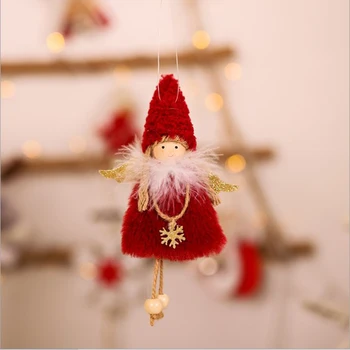 

New Year Christmas Tree Angel Girl Doll For House Party Xmas Decor Kids Gift 2021 Navidad Gifts Kerst Gifts