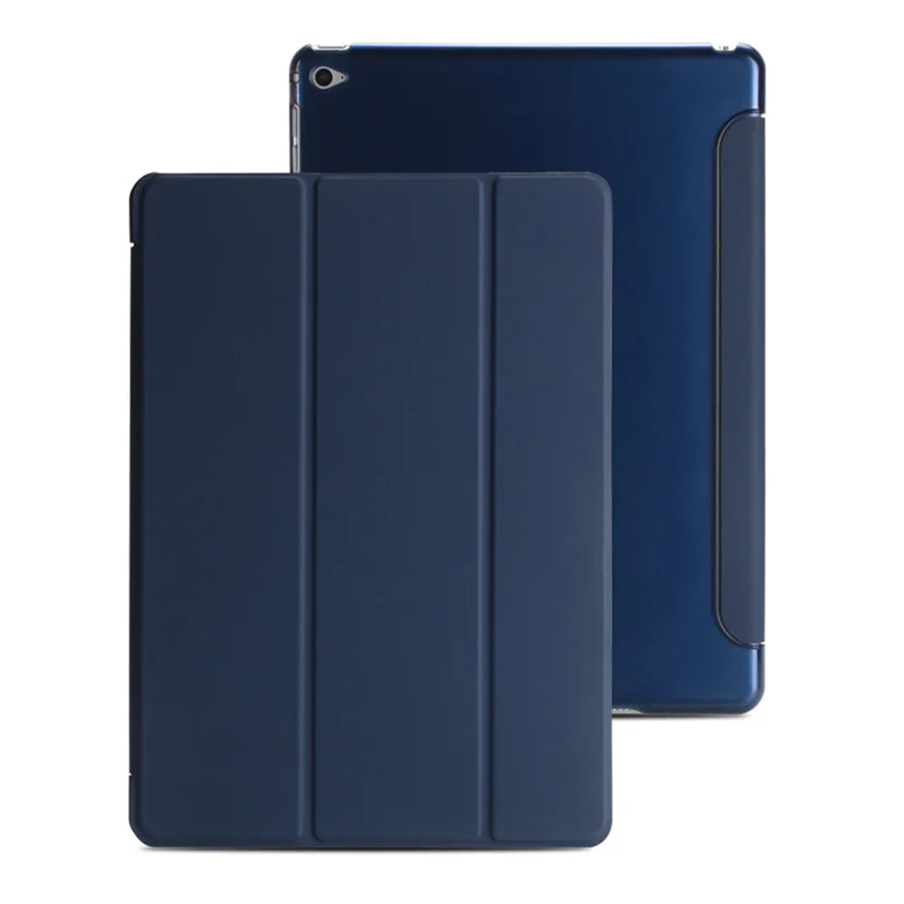 Чехол для ipad Air, Aiyopeen, откидная подставка, искусственная кожа и жесткий чехол из поликарбоната для ipad A1474 A1475 A1476, умный чехол для ipad Air 1, чехол - Цвет: Dark Blue