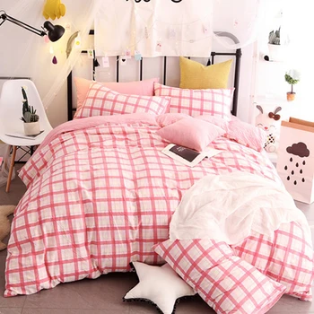 

Printed Solid bedding sets Home Bedding Set 4-7pcs High Quality Lovely Pattern with Star tree flower