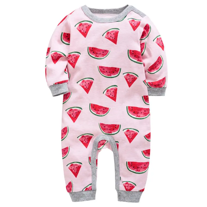 Г. Осенне-зимняя одежда для маленьких девочек, roupa de bebes, комбинезон для новорожденных, Хлопковая пижама с длинными рукавами комбинезон для детей от 0 до 12 месяцев, одежда для малышей - Цвет: PY1162