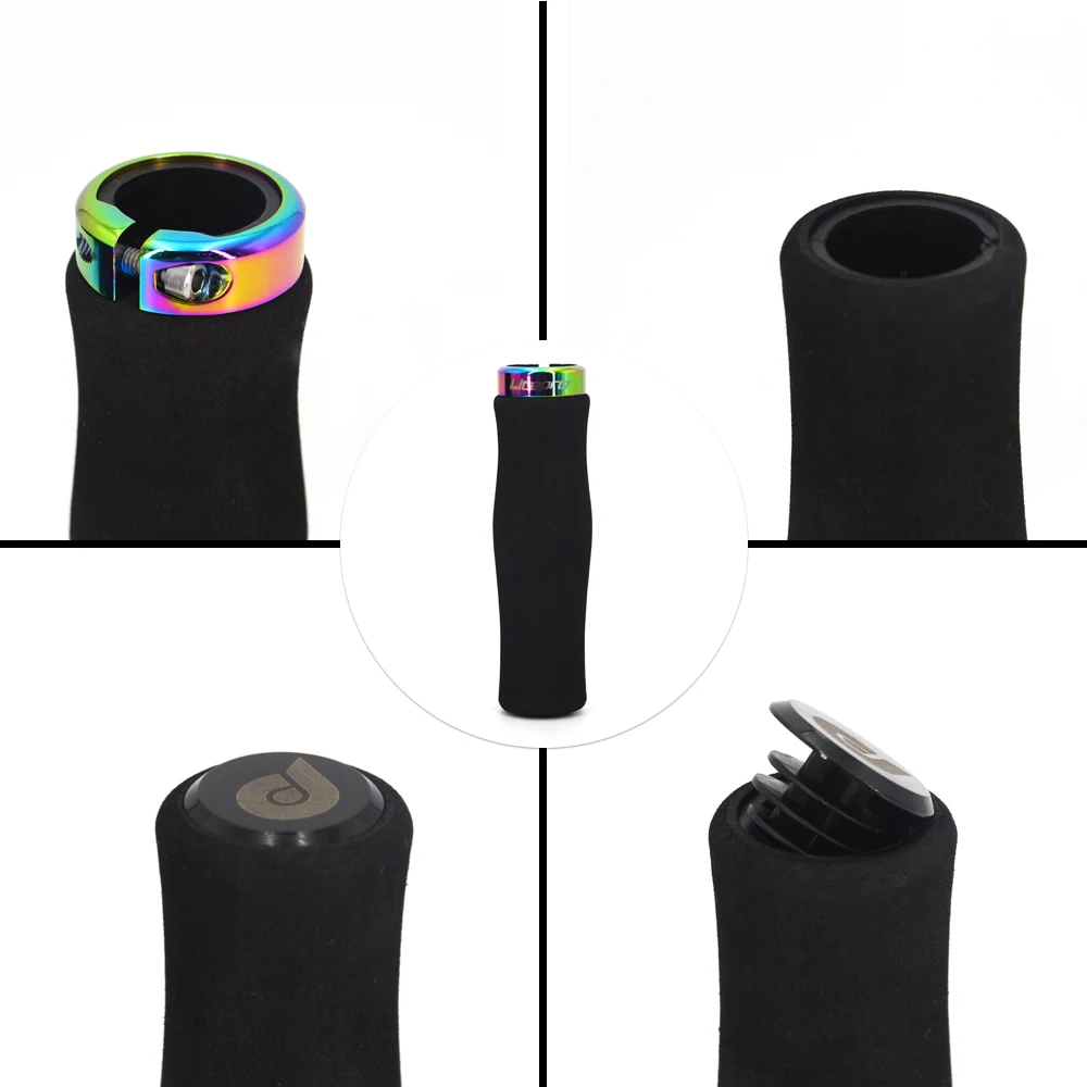 Bicycle Handlebar Grips Litepro Bike Grips Bicycle mtb Ultralight Handlebar Locking Sponge Hand Grip Goods Bike Accessories