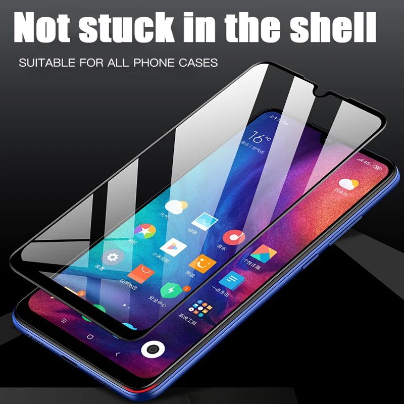 9D Full Protective Glass For Xiaomi Redmi 8 8A 7 7A 9T 9A 9C Tempered Screen Protector For Redmi Note 7 8T 10 9S Pro Glass Film