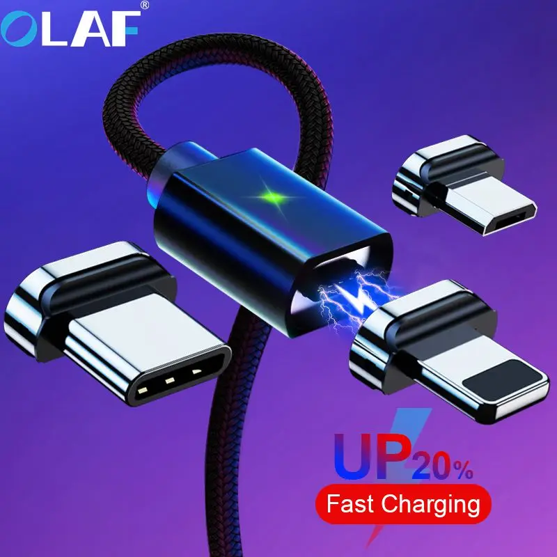 Олаф Магнитный кабель для наушников lightning/Micro USB/Тип C зарядное устройство адаптер