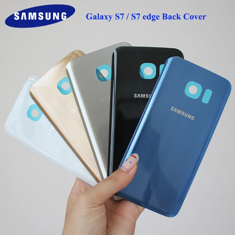 Задняя крышка батарейного отсека Samsung Galaxy S7 Edge G935 G930 замена стеклянного корпуса