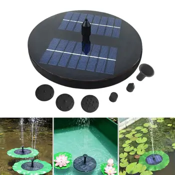 

1.6W Mini Solar Powered Fountain Garden Pool Pond Solar Panel Floating Fountain Garden Decoration Water Fountain