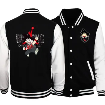

2019 Hot Sale Hoodies Clothing Jacket Streetwear Japan Anime Dragon Ball Winter Coat Bomber Homme Tops Fashion Baseball Jackets