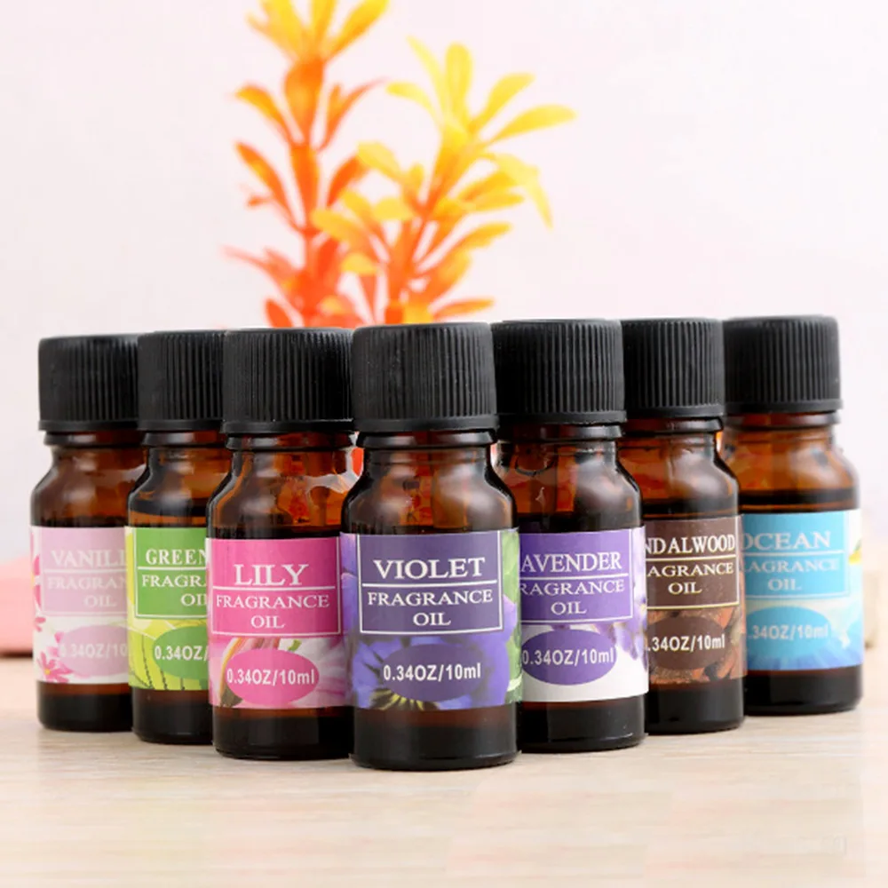 

Pure Essential Oils For Aromatherapy Diffusers Flower Fruit Essential Oils Relieve Stress for Humidifier Skin Care