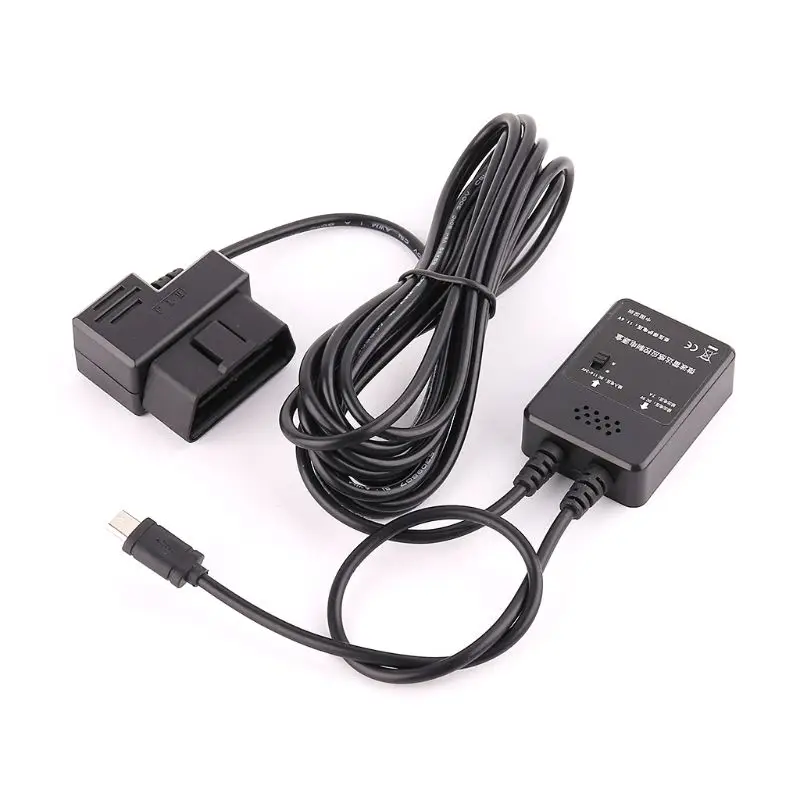 OBD II линия OBD 2 СВЧ понижающая линия для 24 часов парковки мониторинг автомобиля камеры детектор DVR LX9C