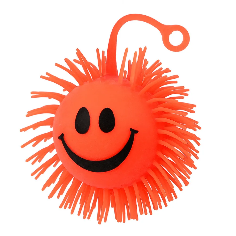 Мигающие мячи для пуха Сжимаемый стресс мягкий игрушечный шар для снятия стресса для веселья рост Abreact подарок для снятия стресса игрушка для детей