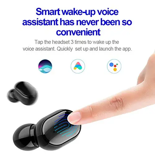 M1 Bluetooth Headsets Wireless Earbuds 5 0 TWS Earphone Noise Cancelling Mic for iPhone Xiaomi Huawei Samsung