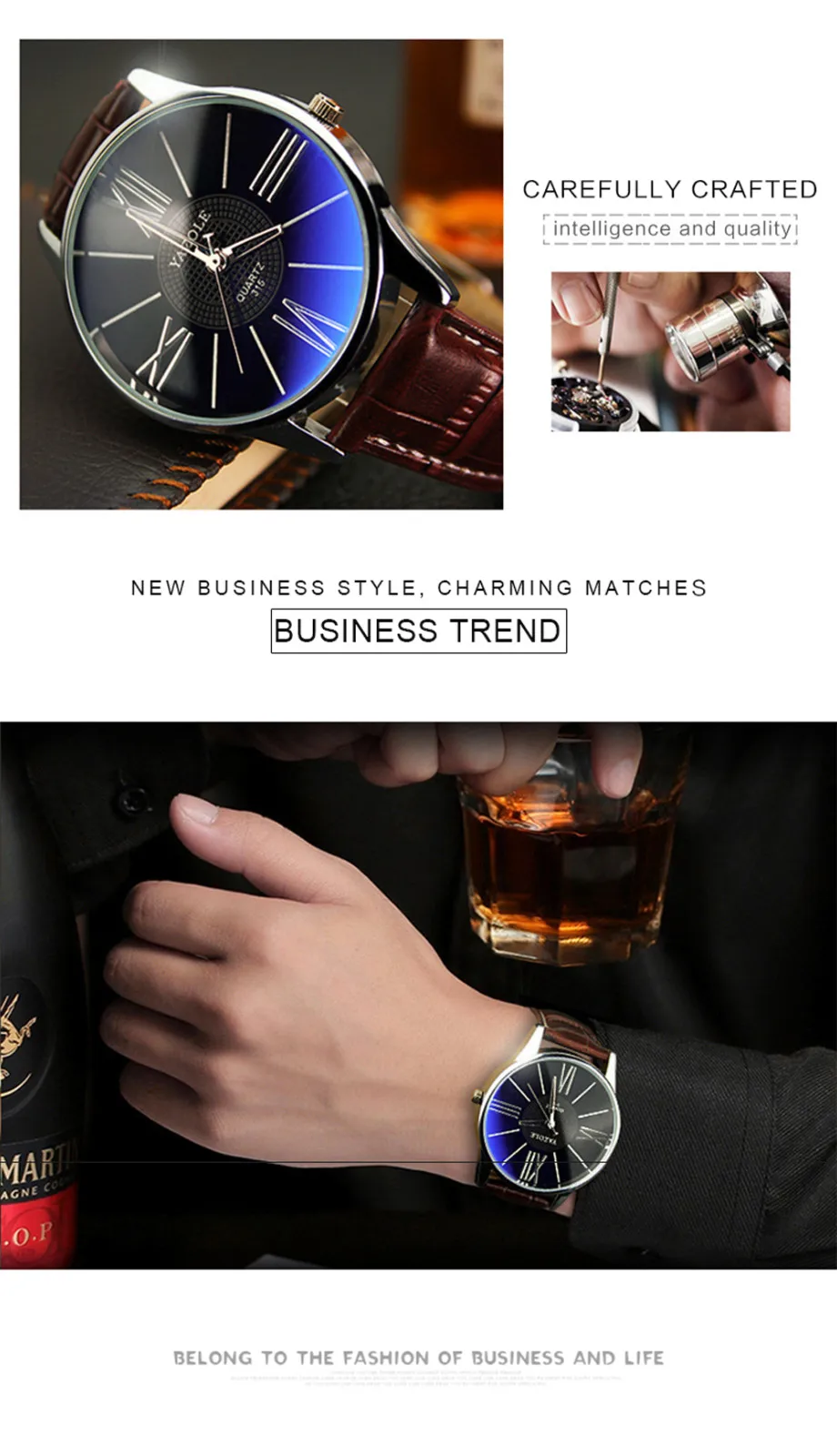Новинка, горячая Распродажа, модные мужские часы с кожаным стеклом, Кварцевые аналоговые наручные часы, мужские часы с браслетом от ведущего бренда, мужские часы Q
