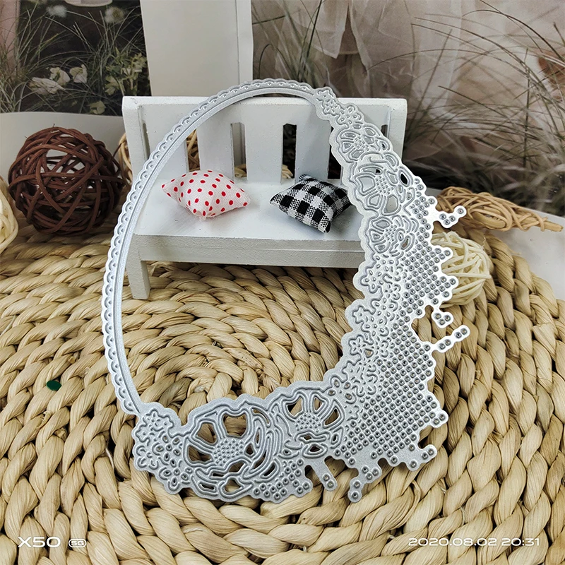 DIY прессформы Ретро Дом цветок лист тиснение металла высечки для скрапбукинга
