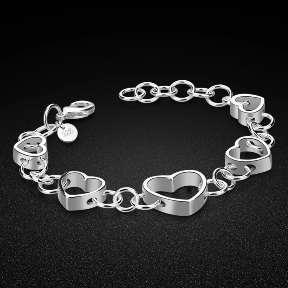 

High Quality Chain Bracelet Delicate Trendy Fancy 925 silver Hand Ornament Exquisite Chain Bracelet With Captivating Shine Gift