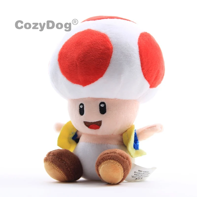 Супер Марио Bros Toad фигурка мягкие куклы плюшевая жаба игрушка 18 подарки для детей