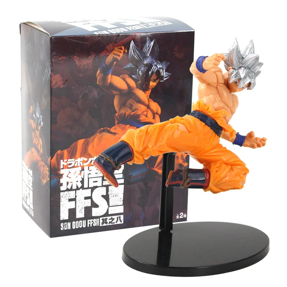 Style L With Box Dragon Ball Сон Гоку фигурка игрушки FES Black Gokou Zamasu Супер Saiyan Бог синие серебряные волосы Битва Ver Аниме Модель Куклы - Цвет: Style L With Box