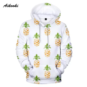 

Aikooki Hot Fruit Hoodie Men's and Women's Fashion Hoodie Sweatshirt Men's Strawberry Fruit Polluver Design Print Man Sportswear