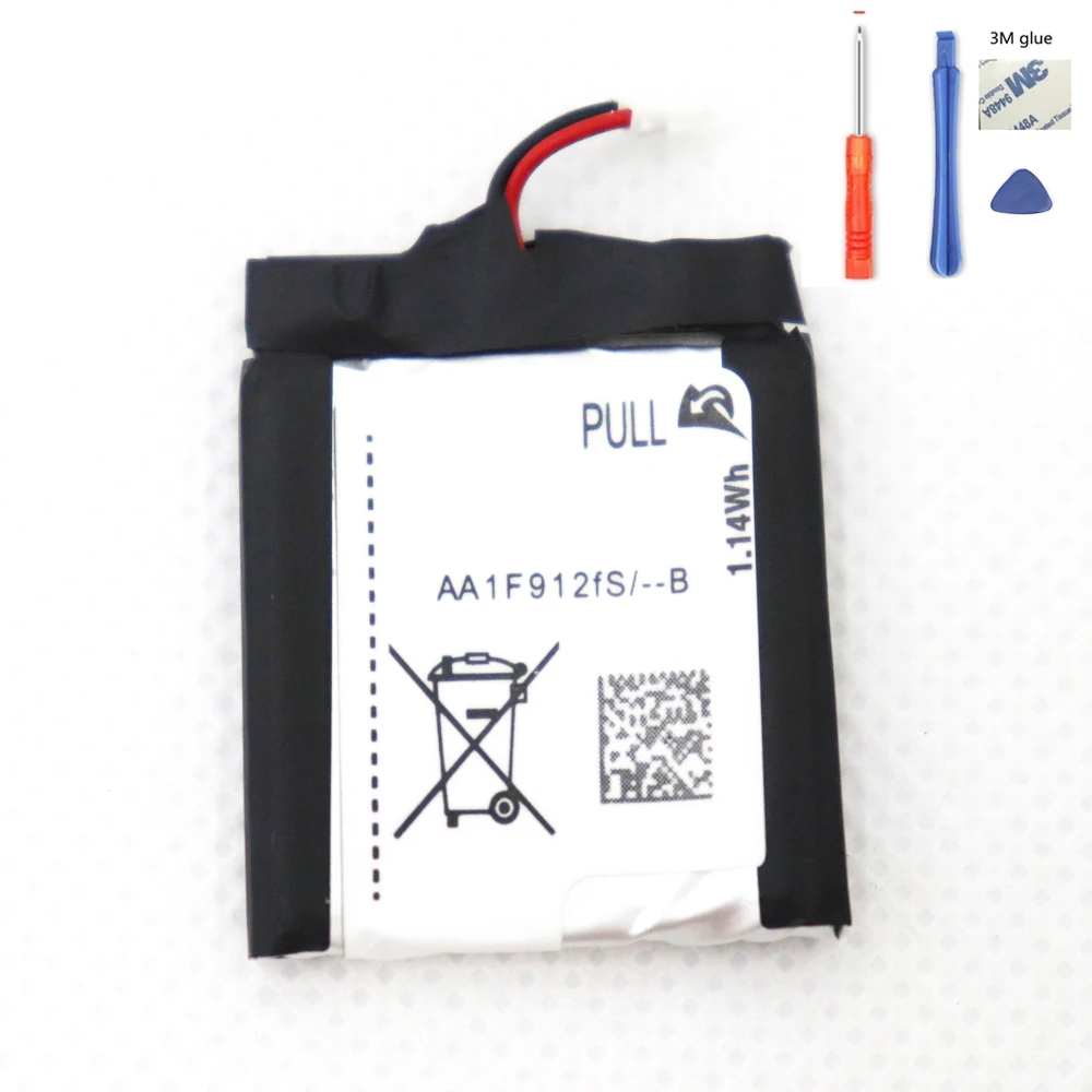 Batteria Per Smartwatch Samsung Galaxy Gear S Sm-R750 Batteria Eb-Br750 Con Strumenti Di Riparazione