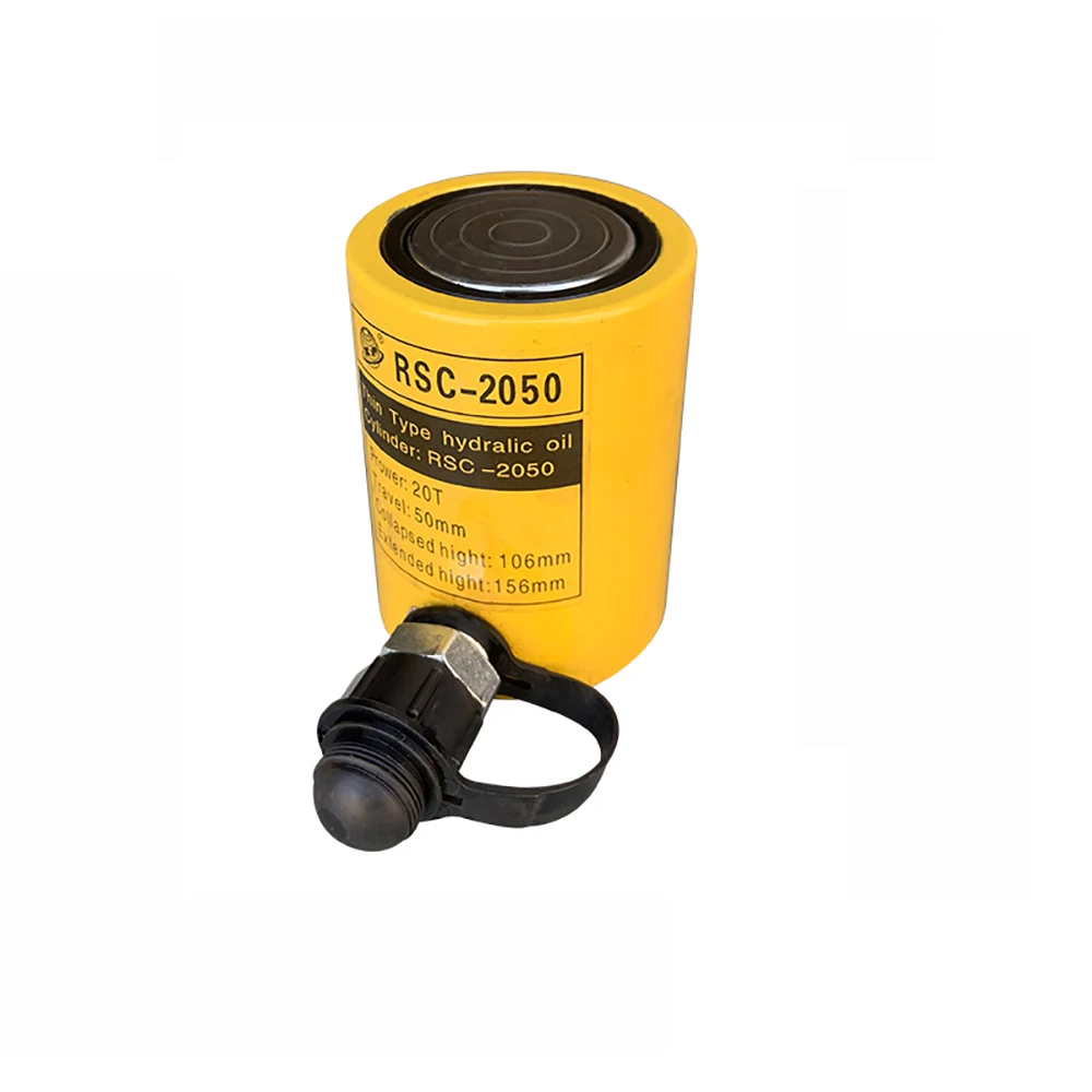 Industrial Thin Type Hydraulic Oil Cylinder Disconnect-type Hydraulic Jack Hydraulic Cylinder 10T/20T/30T/50T/100T Stroke 50MM Y