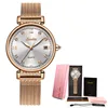 SUNKTA 2021 Listing Rose Gold Women Watches Quartz Watch Ladies Top Brand Luxury Female Watch