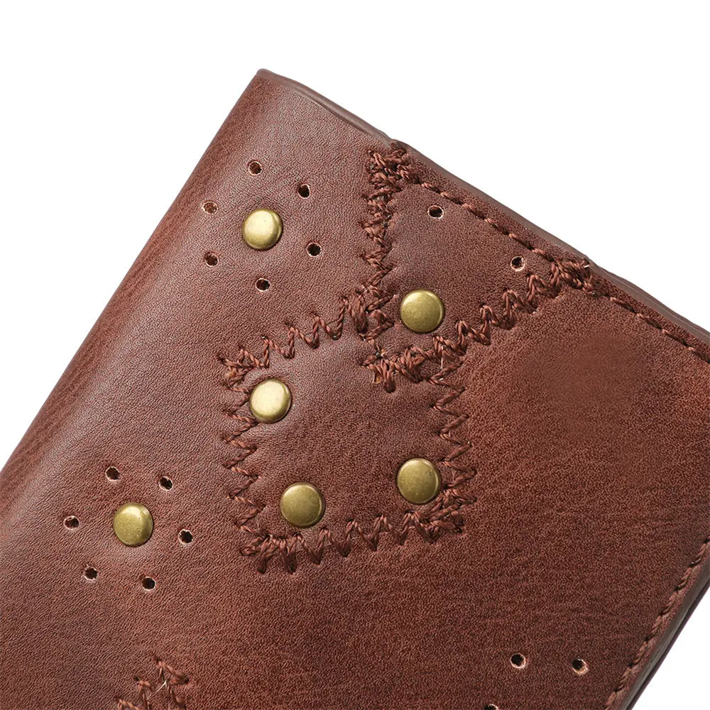 Стимпанк Ретро Кошелек для монет женский короткий кошелек промышленная революция кошелек Хэллоуин панк стиль аксессуары