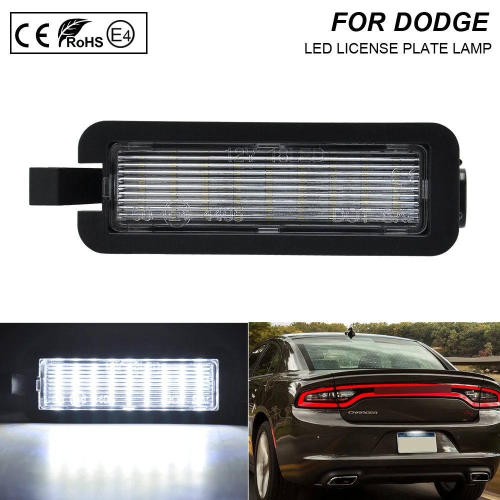 

2x Auto Light For Dodge Charger Challenger Chrysler 300 Led Number License Plate Light Kit Canbus Error Free Car-Styling