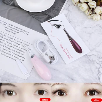 

1 Set Good Quality Rechargeable Electric Heated Eyelash Long-Lasting Electric Ironing Curler USB