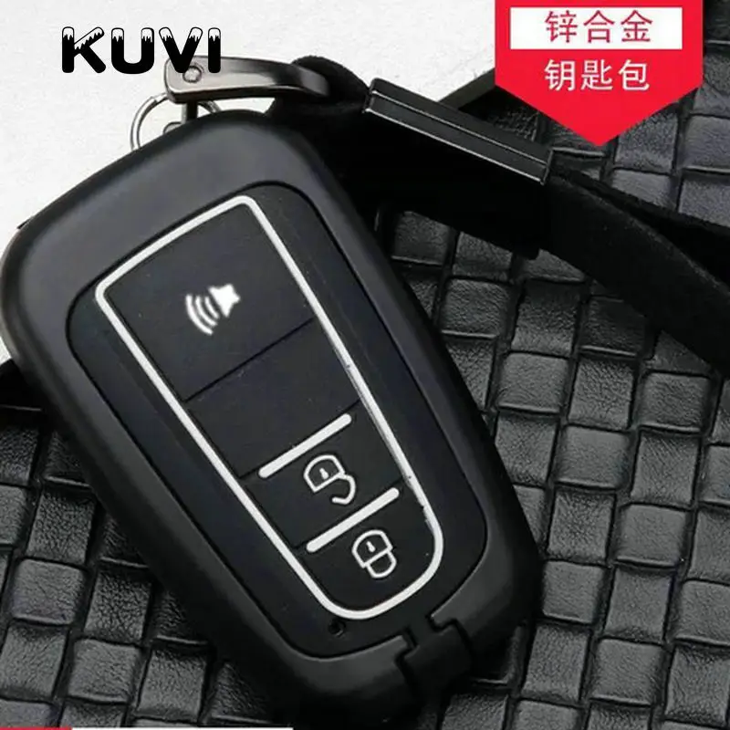Сплав ключ чехол для Toyota Camry CHR Corolla RAV4 Avalon Land Cruiser Prado Prius чехол дистанционного брелока 2 3 4 кнопки