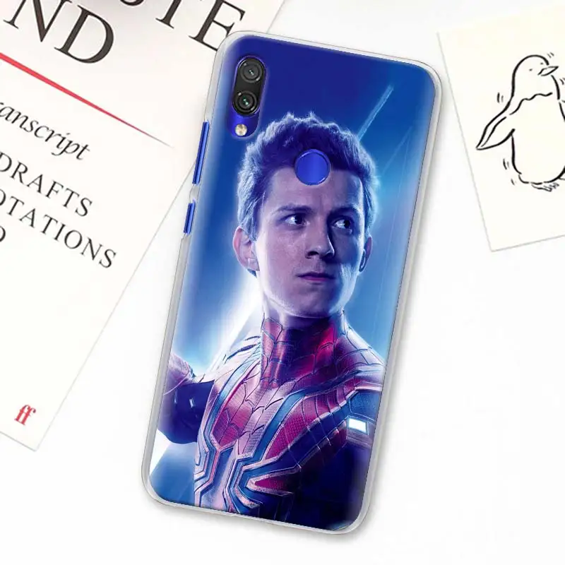 Чехол для телефона Marvel Человек-паук том Холланд для Redmi Note 5 6 7 8 Pro 8T S2 GO Redmi 7 7A 8A K20 Pro 6 6A 5 Plus Твердый Чехол
