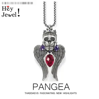 

Pendant Necklace Skull King,2020 Brand New Link Chain Fashion Jewelry Europe Style 925 Stering Silver Bijoux Gift For Women Men