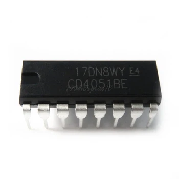 

10pcs/lot CD4051BE CD4051 4051BE 4051 DIP-16 In Stock