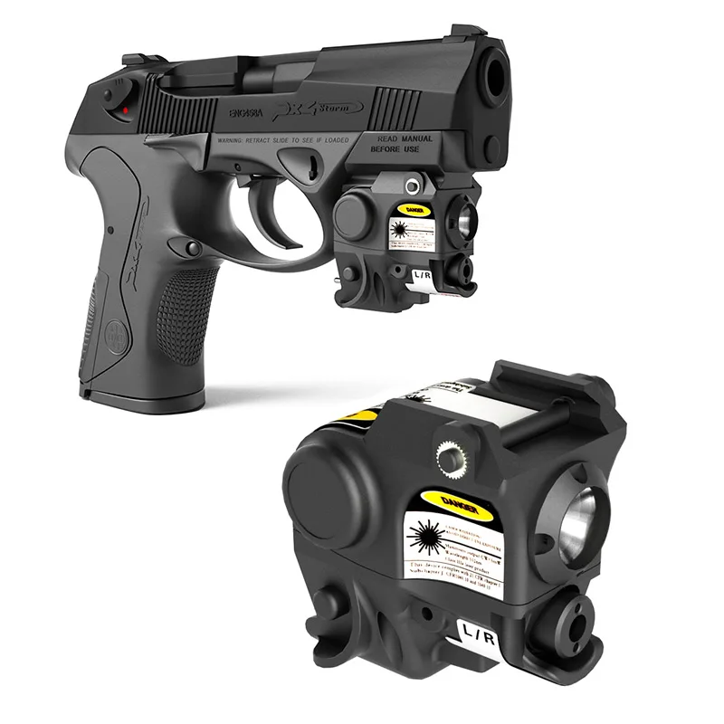Миниатюрный Красный Зеленый лазерный фонарик Mira для pistola defensa тактического