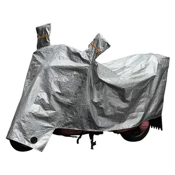 

Motorcycle Cover Rain Dust-proof Flocking Thicken Cover Rain Snow UV Protector Night Light Warning Reflective Safety Clothing