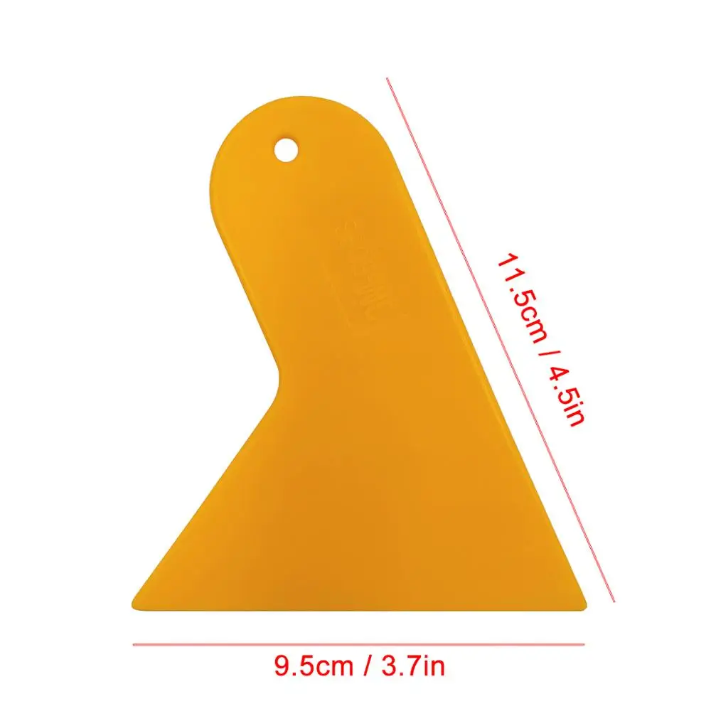 자동차 스타일링 소매 스퀴지 데칼 비닐 플라스틱 랩 어플리케이터, 눈/서리 다기능 스크레이퍼 도구 10A04, 10 개
