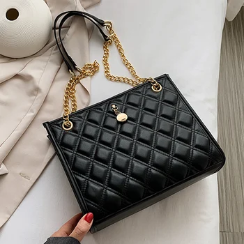 

New Fashion Shoulder Bags for Women 2020 Designer Chain Bag Lady Handbags Phone Pocket Bag PU Leather High Quality Big Capacity
