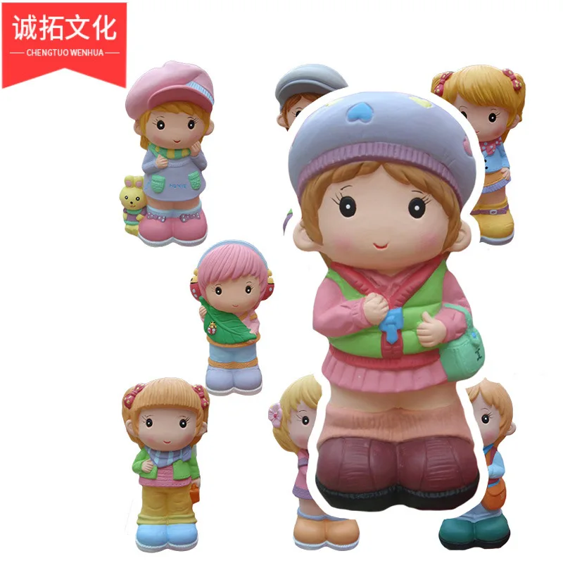 

Extra Large Doll Vinyl Coloured Drawing Ceramic Coloured Drawing Toy DIY Gypsum Coloured Drawing