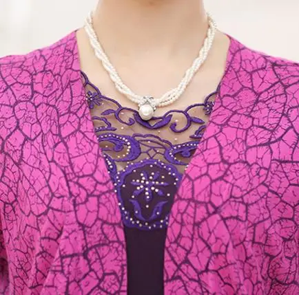 Осень feminino blusa трико для женщин среднего возраста Женские Вязание размера плюс кардиган Топ женский длинные рукава, костюм-двойка из свитера и S253