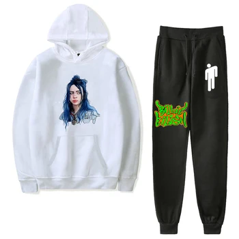 

Sweatshirt Women Hoodie Tracksuit Trousers Pants Billie Eilish Fleece Hoodie Sweatshirt Men Harajuku Shirt Women Clothes Winter
