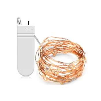 

Led Fairy String Light Copper Wire Led Strip Holiday Light For Party Wedding Garland Lighting Decoration Battery Operated(eter