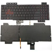 Новинка Клавиатура для ноутбука Asus TUF Gaming FX504GE-US52 FX504GM FX504GM-ES74 FX504GM-WH51 FX505 FX505GD FX505GD-WH71 американская, с задней подсветкой