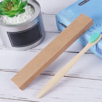 

Multi-color Natural Bamboo Handle Toothbrush Soft Brush Toothbrush Adult Toothbrush Environmental Protection Oral Protection