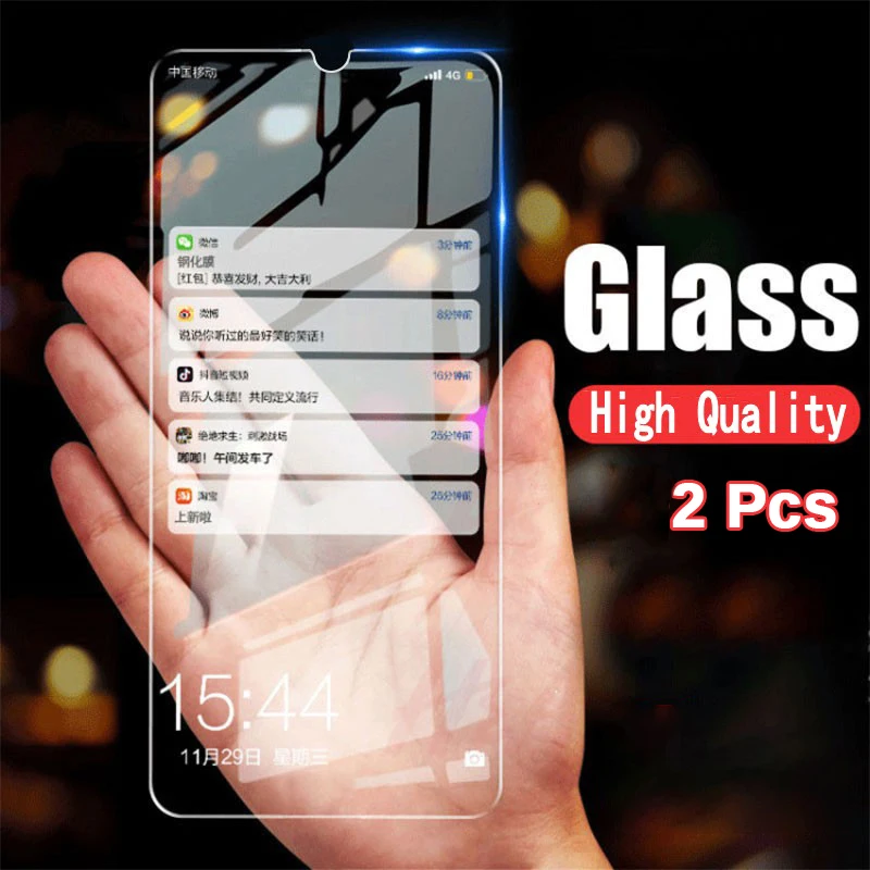 2 шт. закаленное стекло для Oppo Reno 2F 2Z защита экрана Защитное Realme X Lite 3 Pro 3i C2 C1
