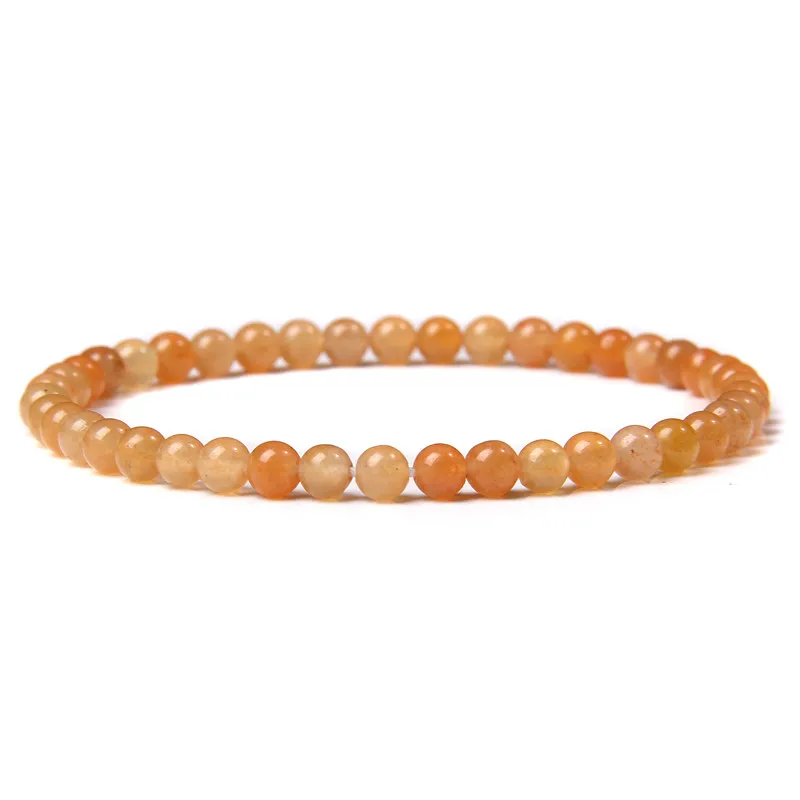 Chakra Energy Bracelet: Natural Agate & Onyx Beaded Stretch Jewelry