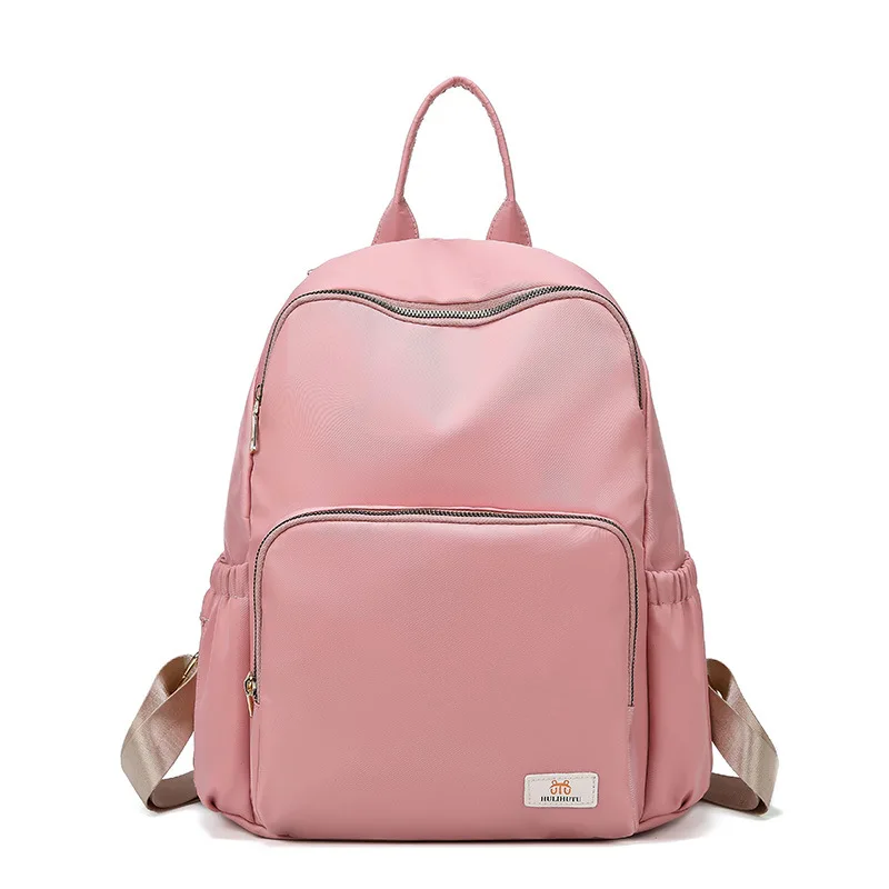 Fashion Oxford Cloth Canvas Backpack Female Mommy Backpacks Casual The Tide Wild Travel Solid Bag