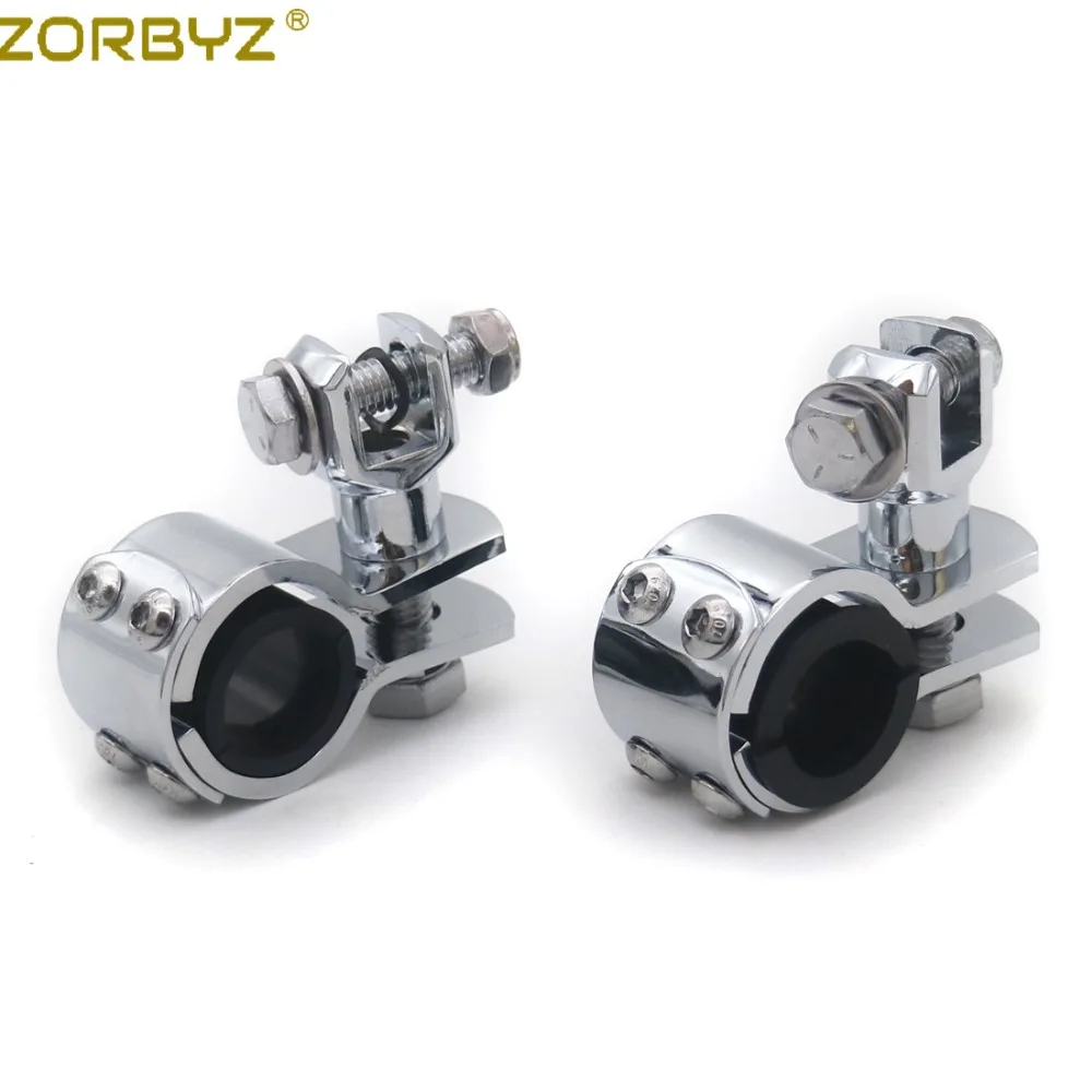 ZORBYZ мотоциклетные подножки зажимы защита двигателя бар Трубка Крепление для Harley Softail мужской Peg крепление