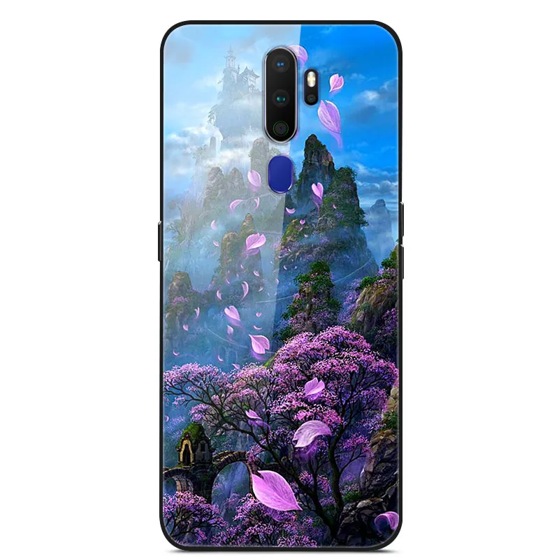 Для OPPO A5 чехол из закаленного стекла жесткий чехол s чехол для OPPO A5 чехол для телефона мягкий бампер для OPPOA5 A 5 6,5'' - Цвет: 6