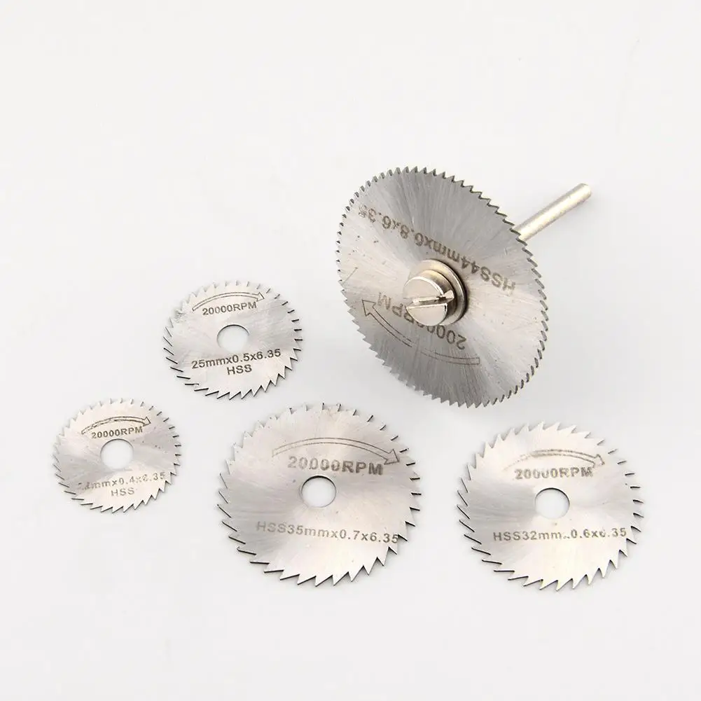 

6Pcs HSS Circular Saw Disc Blade Cutter For Metal Timber Cut Hand Tool