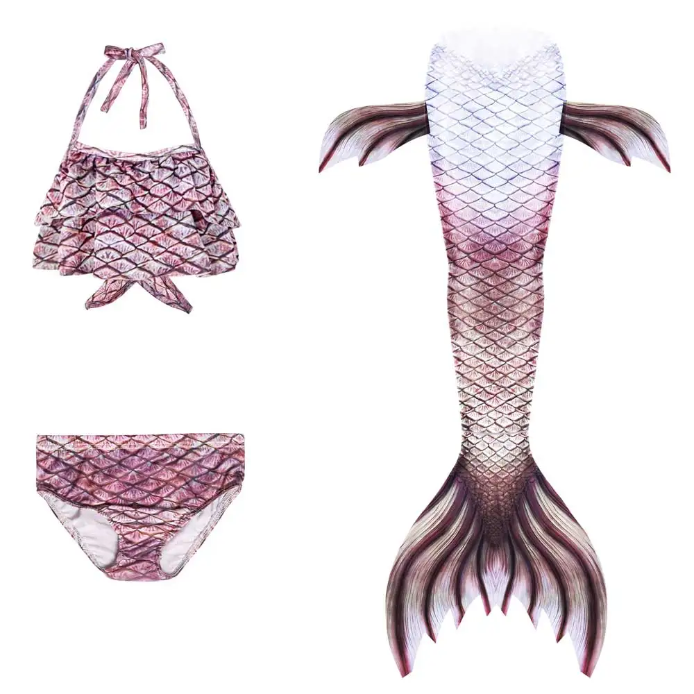 Girls-Walkable-And-Swimmable-Mermaid-Tail-Swimsuit-Cosplay-Costume-Kids-Children-Bikini-And-Sparkle-Mermaid-Swimtail(26)