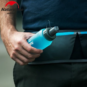 

280ml/420ml Food Grade TPU Safe Water Bottle Silicone Blue Sports Cycling Gym