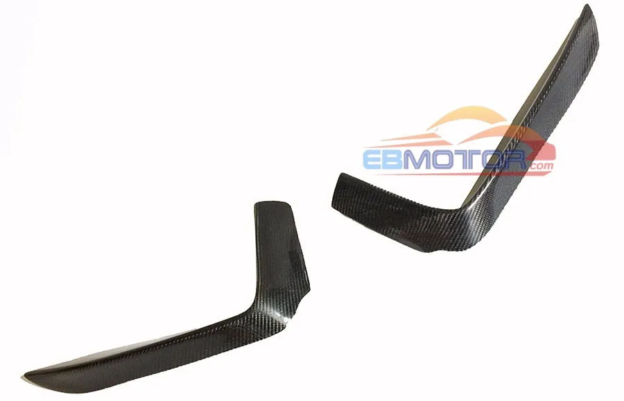 P Стиль Настоящее углеродное волокно передний верхний сплиттер 1 пара для BMW F32 M Tech Бампер 2014UP B399